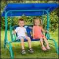 Zestaw mebli ogrodowych dla dzieci piknikowy huśtawka z daszkiem 120×110 cm (10).jpg