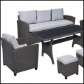Szary zestaw mebli ogrodowych technorattan stół sofa fotel komplet wypoczynkowy MILANO (1).jpg
