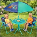 Kolorowy zestaw mebli dla dzieci piknikowy parasol stolik krzesła (6).jpg