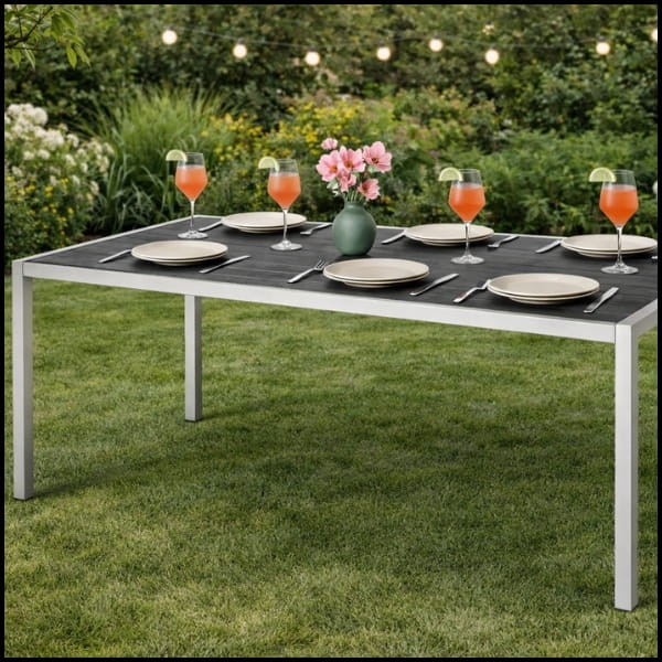 Stół ogrodowy 240x90x75 rozkładany stolik na taras balkon blat metal antracytowy (3).jpg.jpg