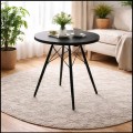 Czarny nowoczesny skandynawski okrągły stół do salonu jadalni kuchni 60x74cm (2).jpg