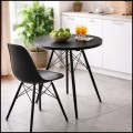 Czarny nowoczesny skandynawski okrągły stół do salonu jadalni kuchni 60x74cm (3).jpg