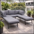 Szary zestaw wypoczynkowy ogrodowych narożnik sofa stolik komplet  leżanka na taras  (10).jpg