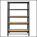 Czarny regał magazynowy 180x90x40cm metalowy ocynkowany i malowany 5 półek (6).jpg