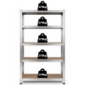Srebrny regał magazynowy 180x90x40cm metalowy ocynkowany 5 półek (6).jpg
