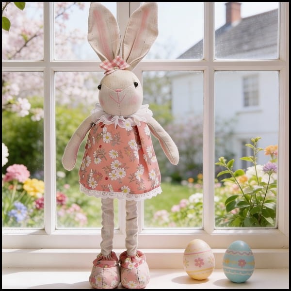 Zajączek figurka 45-75 cm zajączek wielkanocny ozdobna duży królik Wielkanoc  (8).jpg