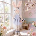 Zajączek figurka 50-70 cm zajączek wielkanocny ozdobna duży królik Wielkanoc (8).jpg