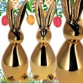 Złoty zając ceramiczny wielkanocny królik figurka ozdoba 26,5 cm (1).jpg