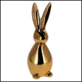 Złoty zając ceramiczny wielkanocny królik figurka ozdoba 26,5 cm (2).jpg
