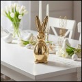 Złoty zając ceramiczny wielkanocny królik figurka ozdoba 26,5 cm (3).jpg