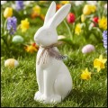 Biały zając ceramiczny wielkanocny królik figurka ozdoba 25 cm (2).jpg