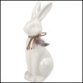 Biały zając ceramiczny wielkanocny królik figurka ozdoba 25 cm (5).jpg