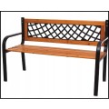 Ławka ogrodowa parkowa drewniana metalowa ławeczka 118x60cm do 180kg udźwigu (3).jpg