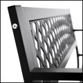 Ławka ogrodowa 119x56cm parkowa plastikowe oparcie metalowy stelaż  (3).jpg