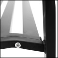 Ławka ogrodowa 119x56cm parkowa plastikowe oparcie metalowy stelaż  (5).jpg