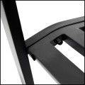Czarna ławka ogrodowa 127x68cm parkowa metalowy stelaż do 180kg (5).jpg