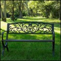 Ozdobna  ławka 130x60cm ogrodowa parkowa metalowy stelaż ozdobne oparcie (3).jpg