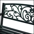 Ozdobna  ławka 130x60cm ogrodowa parkowa metalowy stelaż ozdobne oparcie (4).jpg