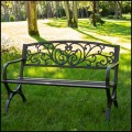 Ozdobna  ławka 130x60cm ogrodowa parkowa metalowy stelaż ozdobne oparcie (6).jpg