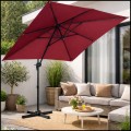 Bordowy parasol 250 x 250 cm  ogrodowy boczny na wysięgniku kwadratowy (10).jpg