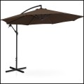 Brązowy parasol ogrodowy na wysięgniku okrągły uchylny śr. 300 cm 8 żerdzi (2).jpg