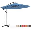 Niebieski parasol ogrodowy na wysięgniku okrągły uchylny śr. 300 cm 8 żerdzi (2).jpg