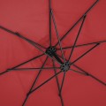 Bordowy parasol ogrodowy na wysięgniku okrągły uchylny śr. 300 cm 8 żerdzi  (13).jpg