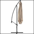 Kremowy parasol ogrodowy na wysięgniku kwadratowy 250x250cm stalowy 8 żerdzi  (4).jpg