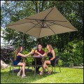 Szarobrązowy parasol ogrodowy na wysięgniku kwadratowy 250x250cm stalowy 8 żerdzi  (1).jpg