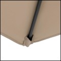 Szarobrązowy parasol ogrodowy na wysięgniku kwadratowy 250x250cm stalowy 8 żerdzi  (4).jpg