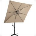 Szarobrązowy parasol ogrodowy na wysięgniku kwadratowy 250x250cm stalowy 8 żerdzi  (5).jpg
