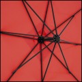 Czerwony parasol ogrodowy na wysięgniku kwadratowy 250x250cm stalowy 8 żerdzi   (6).jpg