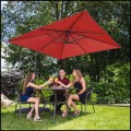 Czerwony parasol ogrodowy na wysięgniku kwadratowy 250x250cm stalowy 8 żerdzi   (7).jpg