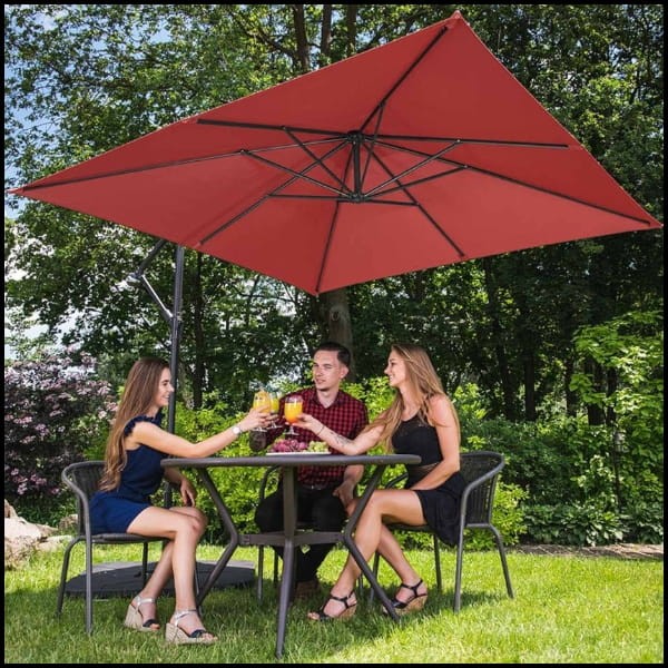 Bordowy parasol ogrodowy na wysięgniku kwadratowy 250x250cm stalowy 8 żerdzi  (1).jpg.jpg