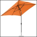 Pomarańczowy parasol 200x300 cm ogrodowy prostokątny z korbką, ochrona UV  (3).jpg