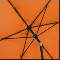 Pomarańczowy parasol 200x300 cm ogrodowy prostokątny z korbką, ochrona UV  (5).jpg