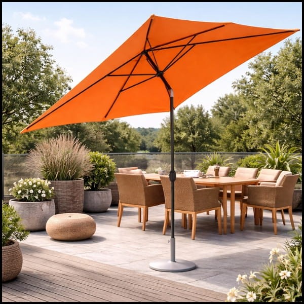 Pomarańczowy parasol 200x300 cm ogrodowy prostokątny z korbką, ochrona UV  (8)21.jpg
