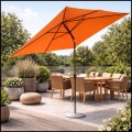 Pomarańczowy parasol 200x300 cm ogrodowy prostokątny z korbką, ochrona UV  (8)21.jpg