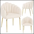 Białe krzesło tapicerowane FOGIA eleganckie glamour baranek Boucle Teddy FOGIA  (3).jpg