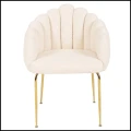 Białe krzesło tapicerowane FOGIA eleganckie glamour baranek Boucle Teddy FOGIA  (5).jpg
