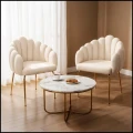 Białe krzesło tapicerowane FOGIA eleganckie glamour baranek Boucle Teddy FOGIA  (9).jpg