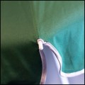Zielony parasol ogrodowy plażowy na balkon taras łamany z falbaną 240 cm  (1).jpg