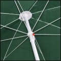 Zielony parasol ogrodowy plażowy na balkon taras łamany z falbaną 240 cm  (4).jpg