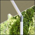 Beżowy parasol balkonowy, 200x130cm prostokątny,  łamany, ogrodowy,