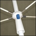 Beżowy parasol balkonowy, 200x130cm prostokątny,  łamany, ogrodowy,