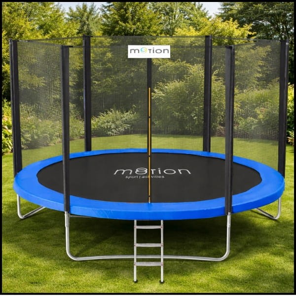 Trampolina 244cm FT 8 ogrodowa drabinka na dwór zewnętrzna siatka (8).jpg