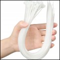 Białe opaski zaciskowe 2,5x200mm, 100 szt. opaski kablowe trytytki  (2).jpg