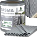 Taśma ogrodzeniowa 19cmx35mb osłona na ogrodzenie panelowe , szara (1).jpg