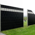 Taśma ogrodzeniowa 19cmx35mb osłona na ogrodzenie panelowe , czarna