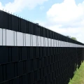 Taśma ogrodzeniowa 19cmx35mb osłona na ogrodzenie panelowe , czarna